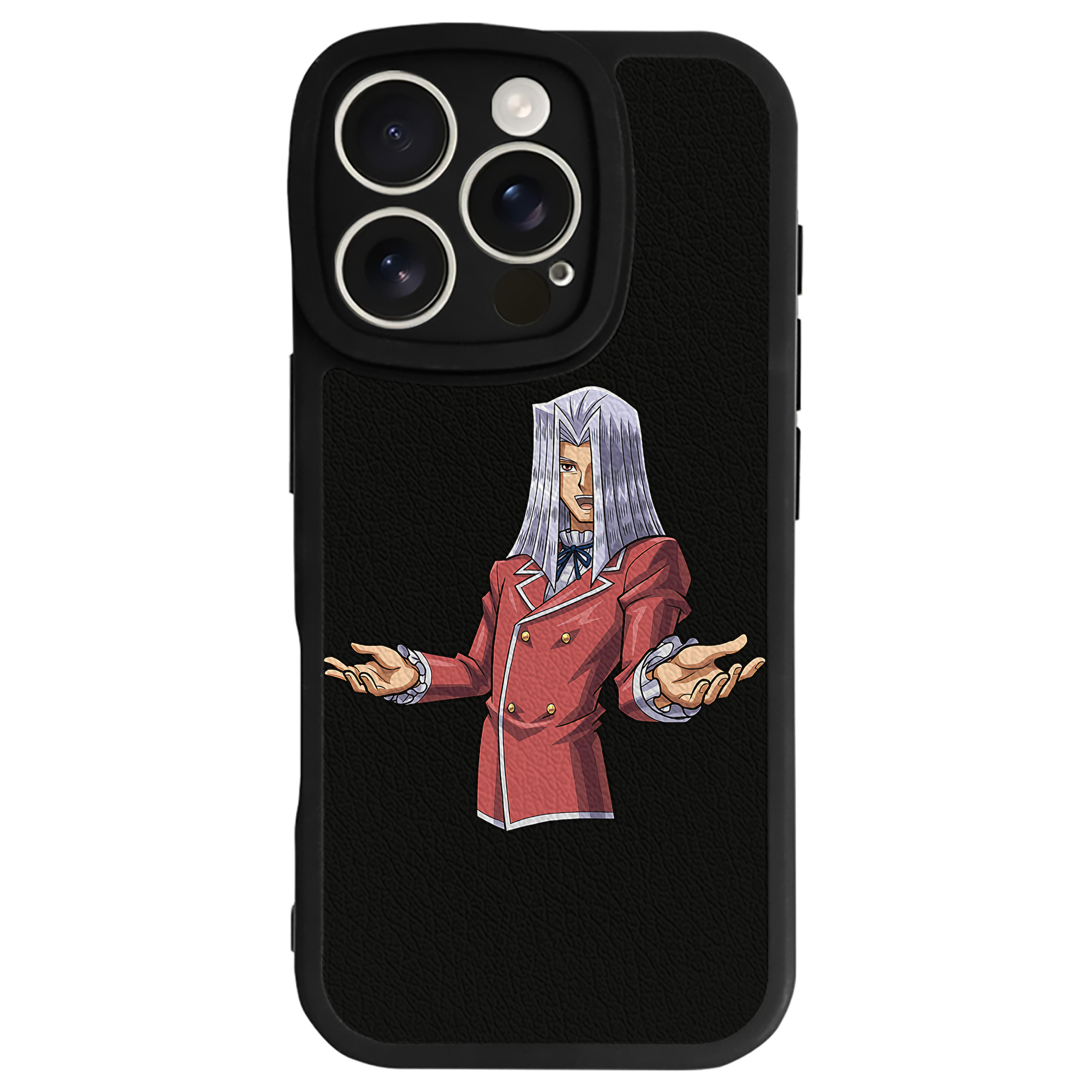 遊☆戯☆王 Yu-Gi-Oh! 【iPhone 16シリーズ対応】シリコンスマホケース（レザー調） 材質：シリコン